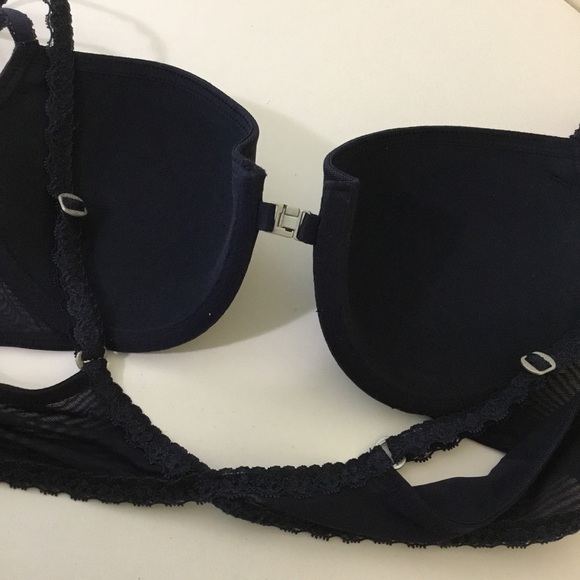 Gilly Hicks close-front bra Navy Blue 36C - Picture 6 of 7